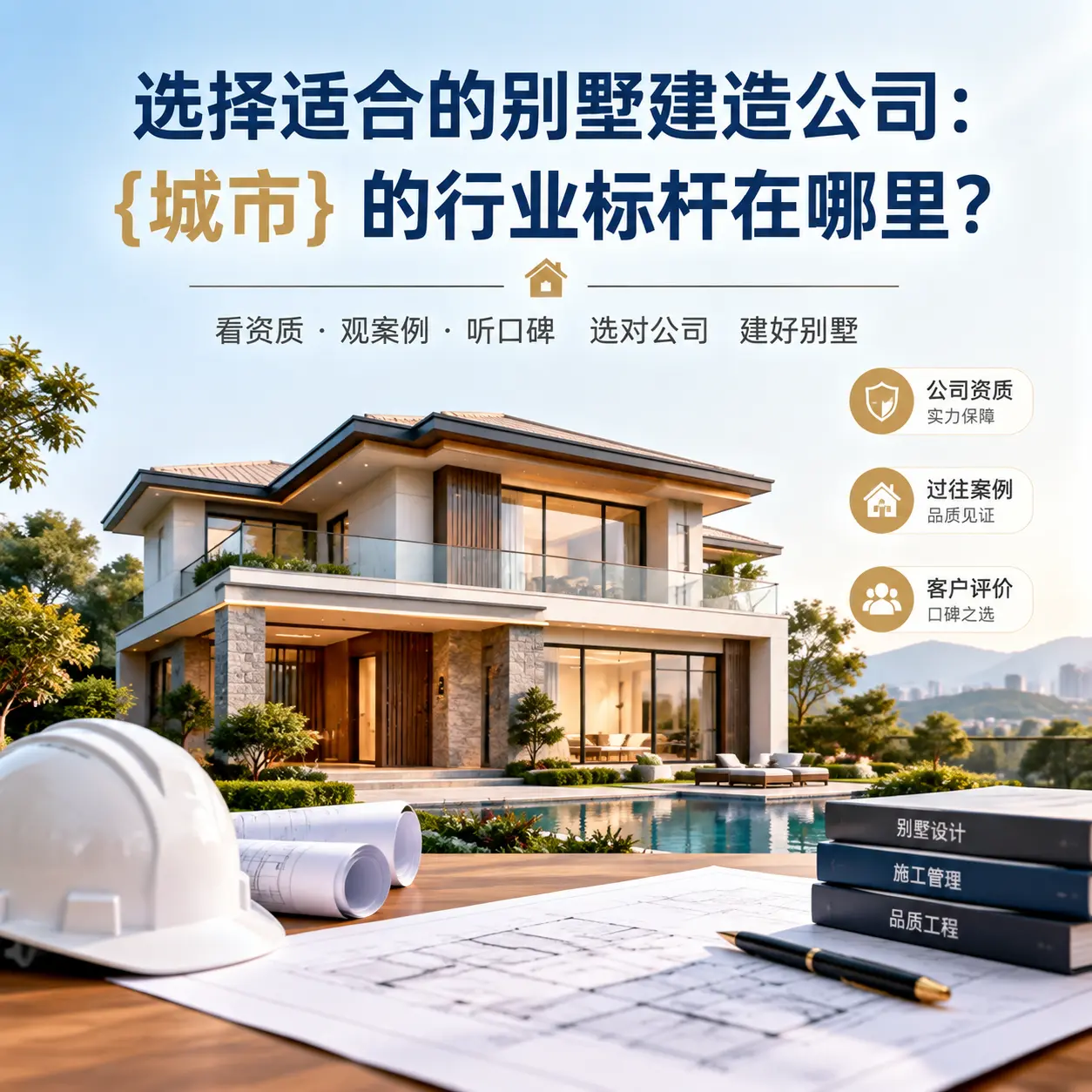 选择适合的别墅建造公司： 白云 的行业标杆在哪里？