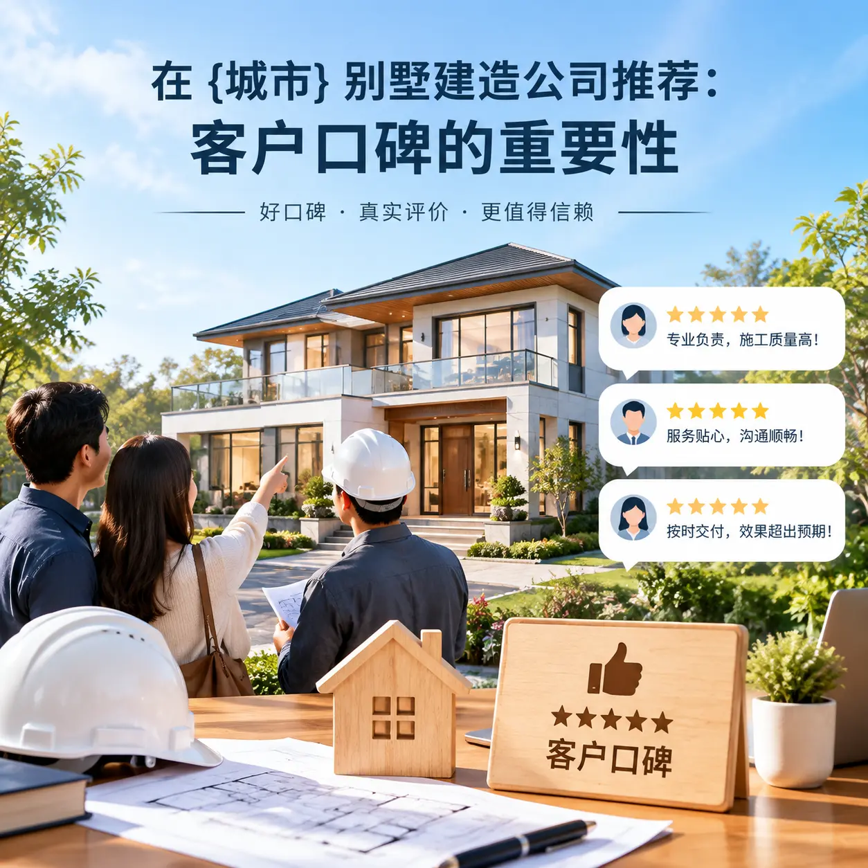 在 白云 别墅建造公司推荐:客户口碑的重要性