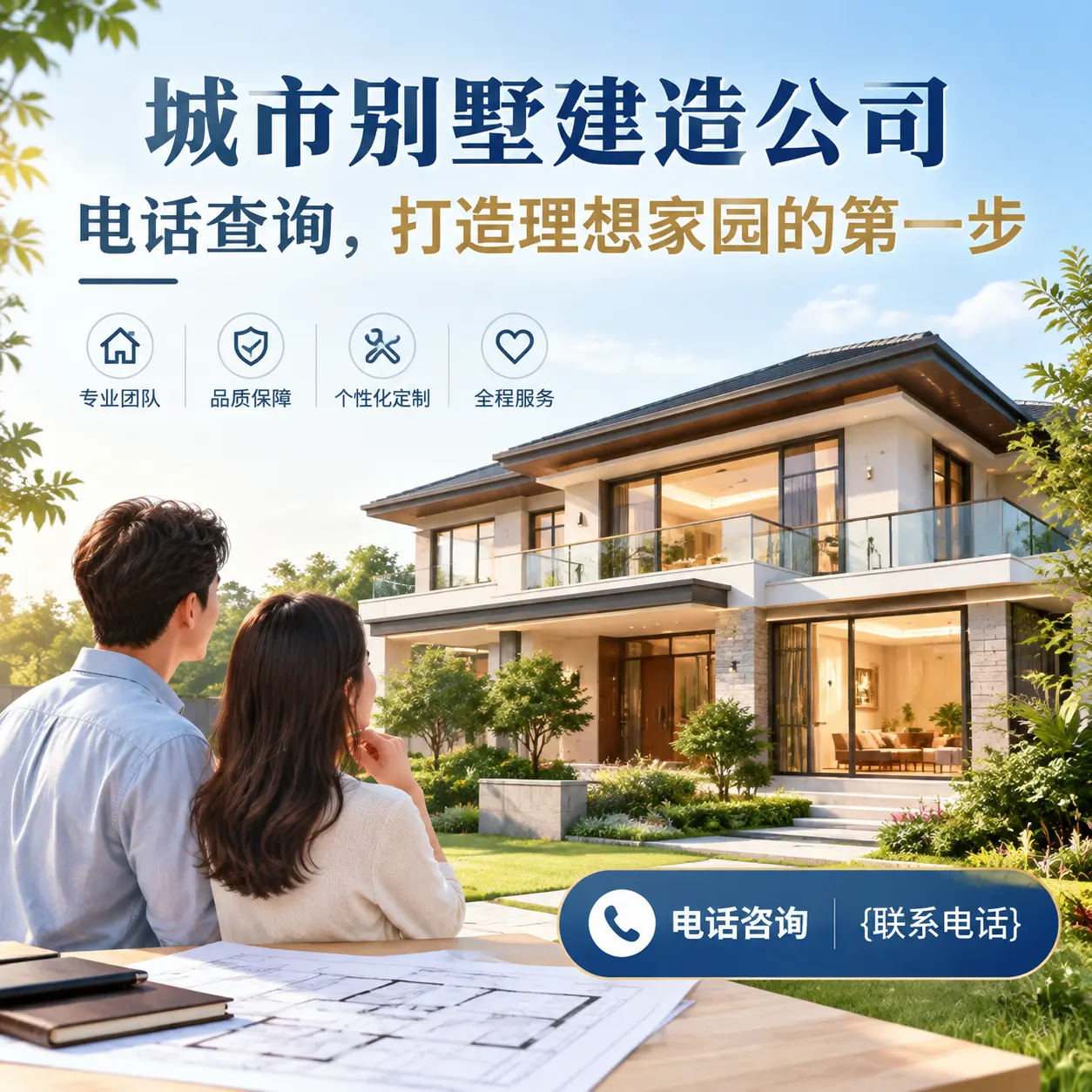 白云别墅建造公司电话查询，打造理想家园的第一步