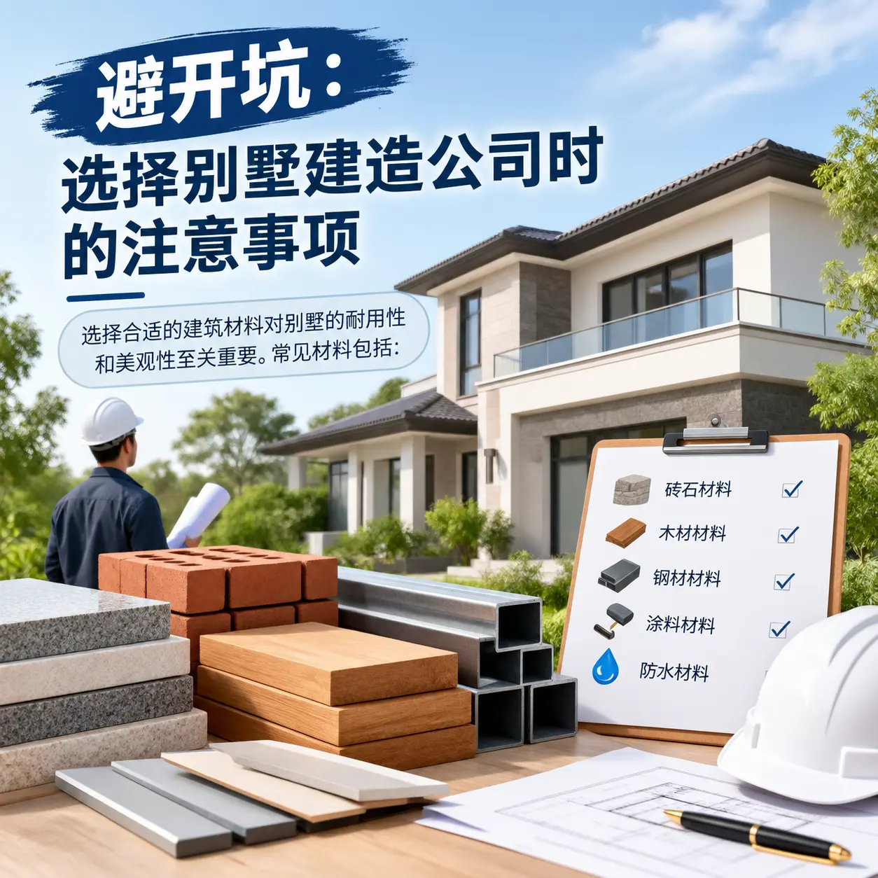 避开坑：选择 白云 别墅建造公司时的注意事项