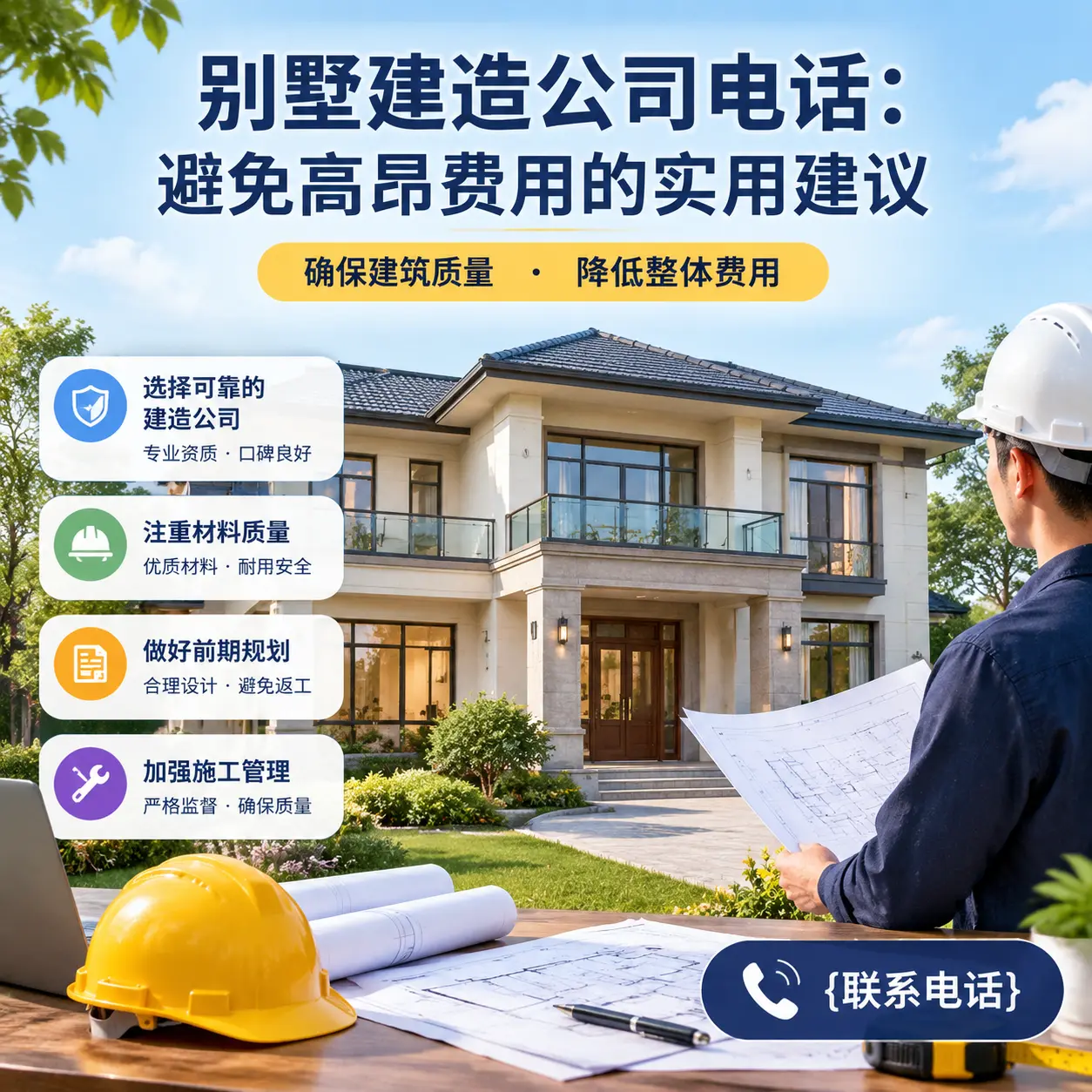 白云别墅建造公司电话:避免高昂费用的实用建议