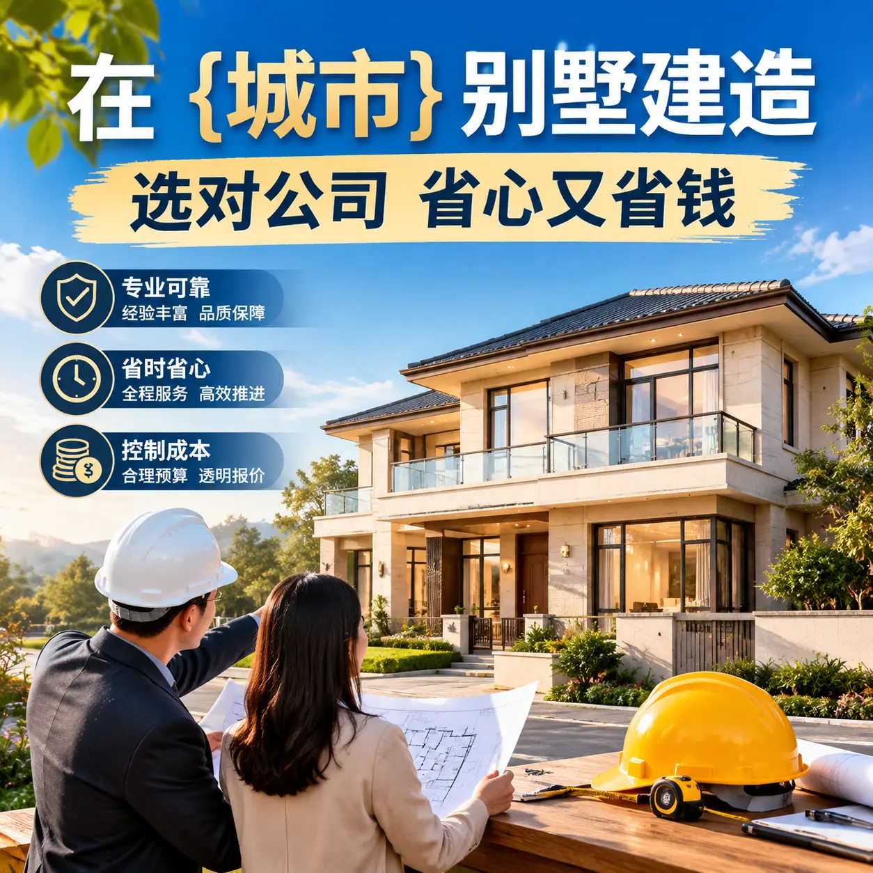 在 白云 别墅建造,选对公司省心又省钱