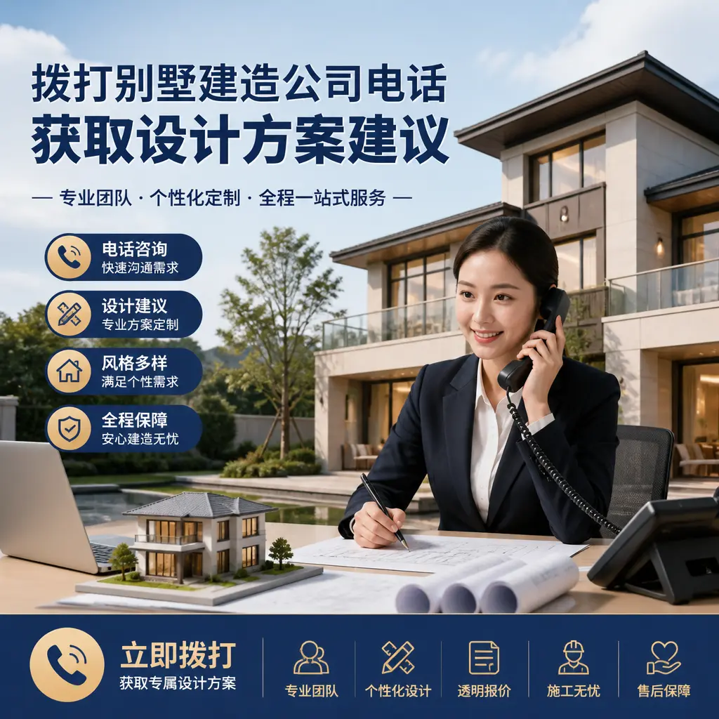 拨打白云别墅建造公司电话，获取设计方案建议