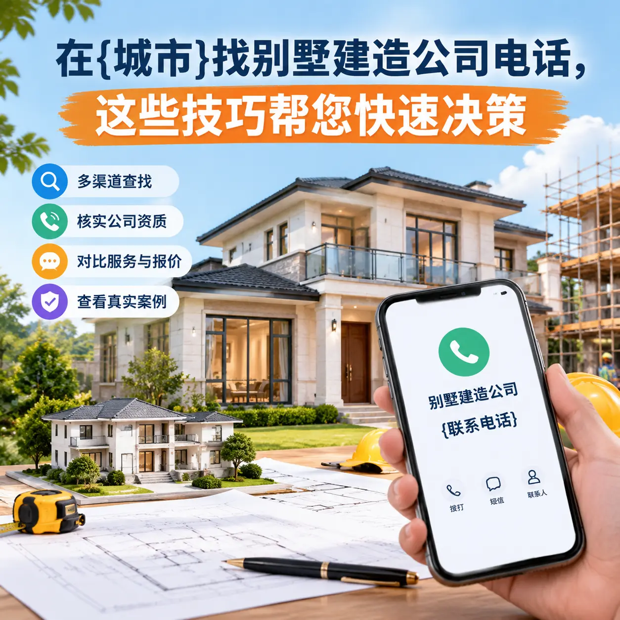 在白云找别墅建造公司电话,这些技巧帮您快速决策