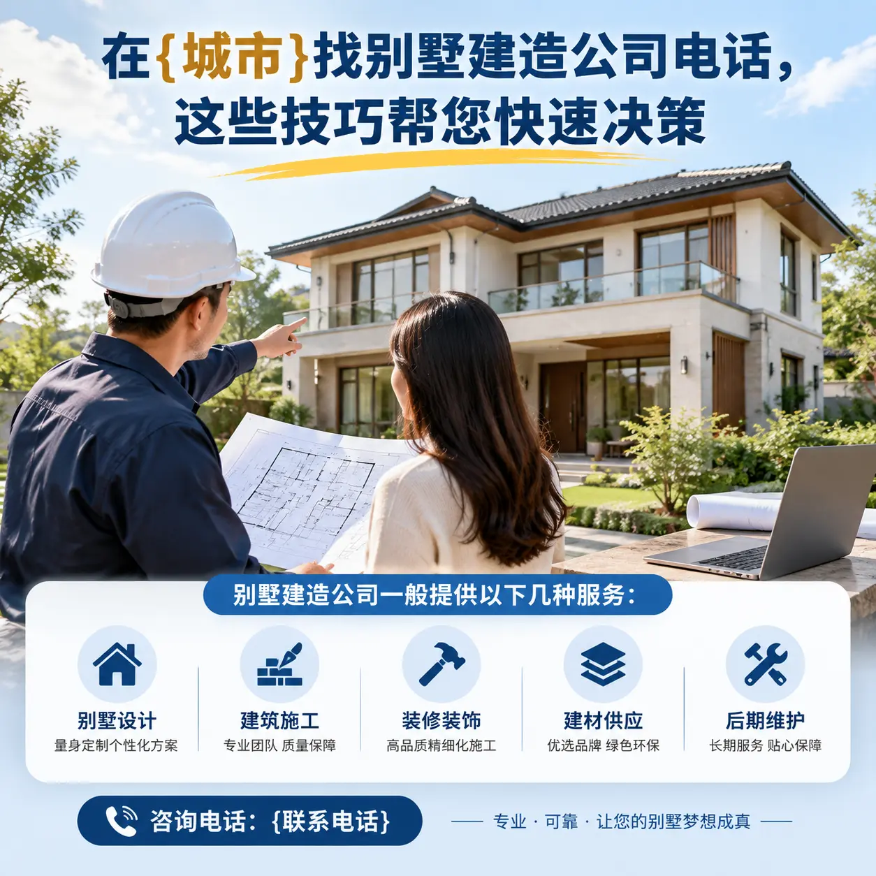 在白云找别墅建造公司电话,这些技巧帮您快速决策