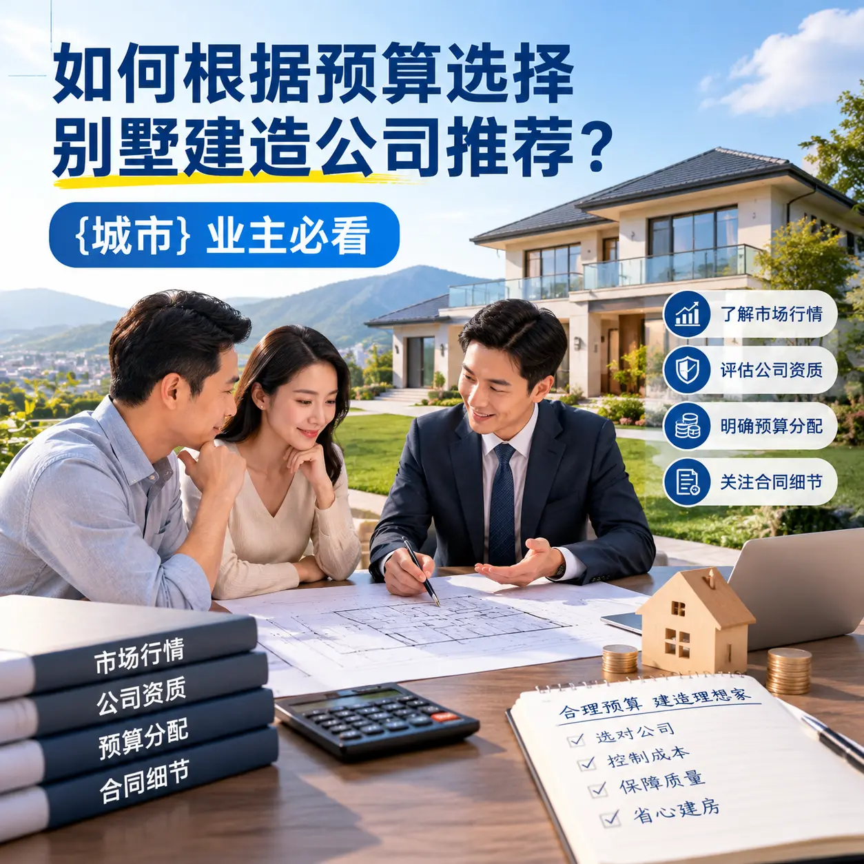 如何根据预算选择别墅建造公司推荐? 白云 业主必看