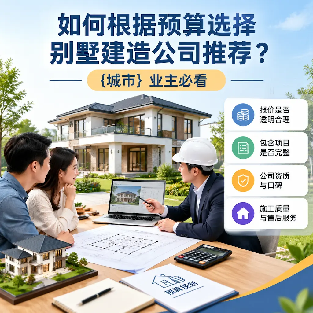如何根据预算选择别墅建造公司推荐? 白云 业主必看