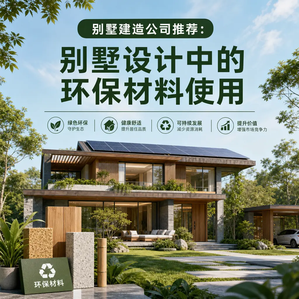 别墅建造公司推荐： 白云 别墅设计中的环保材料使用
