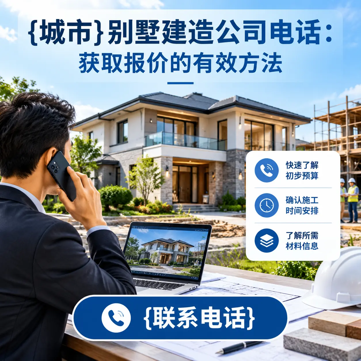 白云别墅建造公司电话：获取报价的有效方法