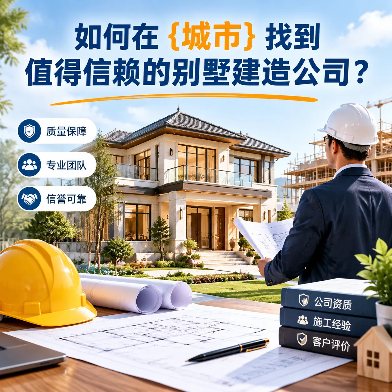 如何在 白云 找到值得信赖的别墅建造公司？